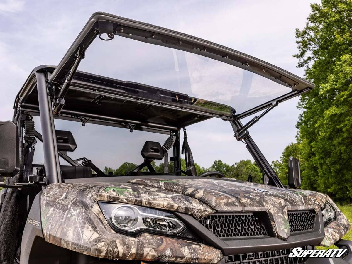 SuperATV CFMOTO UForce 1000 MaxDrive Power Flip Windshield