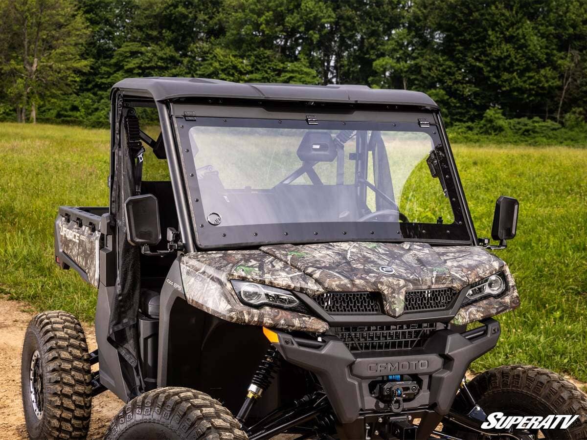 SuperATV CFMOTO UForce 1000 MaxDrive Power Flip Windshield