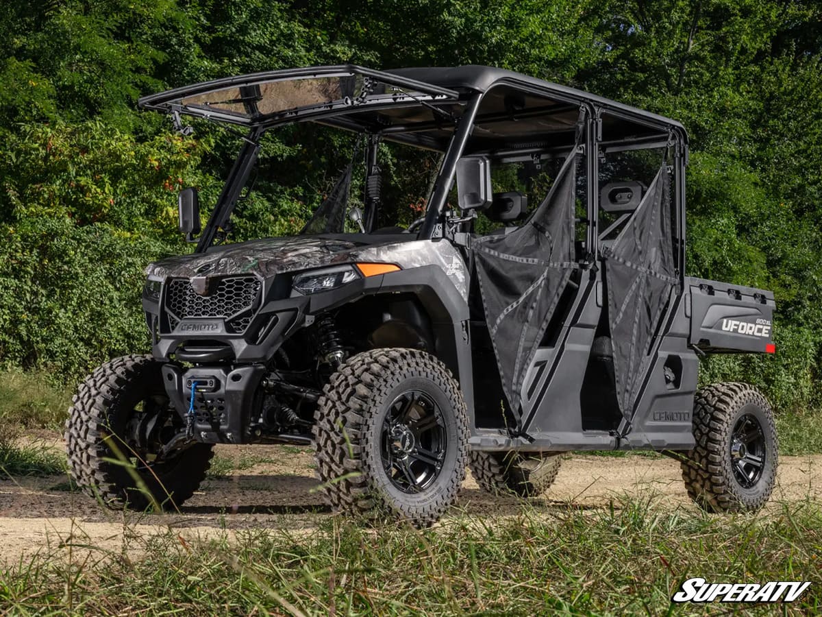 SuperATV CFMoto UForce 800 Flip Windshield