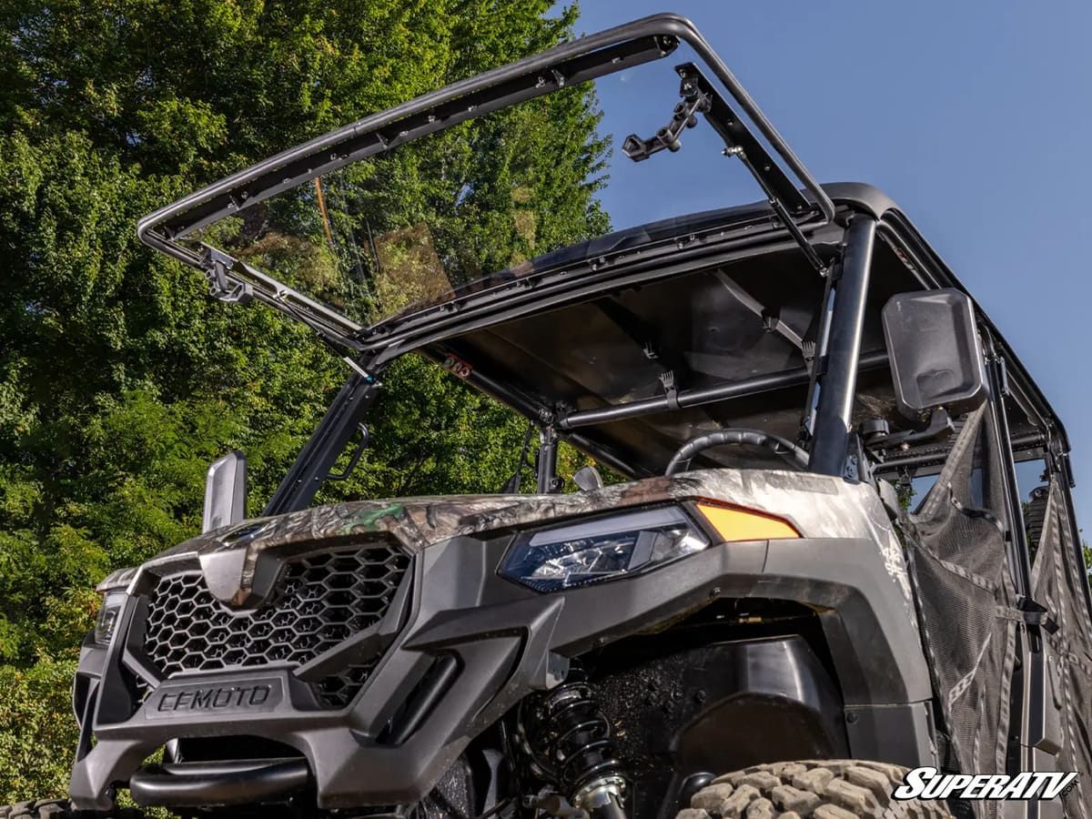 SuperATV CFMoto UForce 800 Flip Windshield