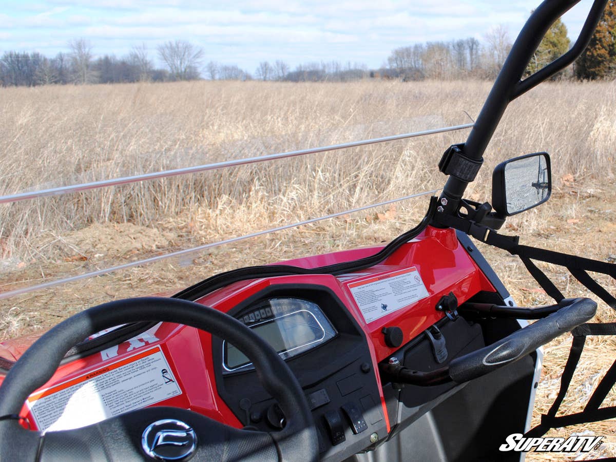 SuperATV CFMOTO ZForce 500 Scratch-Resistant Half Windshield