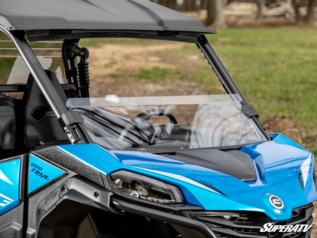 SuperATV CFMOTO ZForce 800 Trail Scratch-Resistant Half Windshield