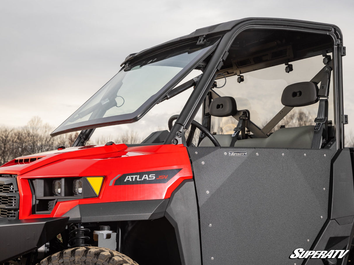 SuperATV Gravely Atlas JSV MaxDrive Power Flip Glass Windshield