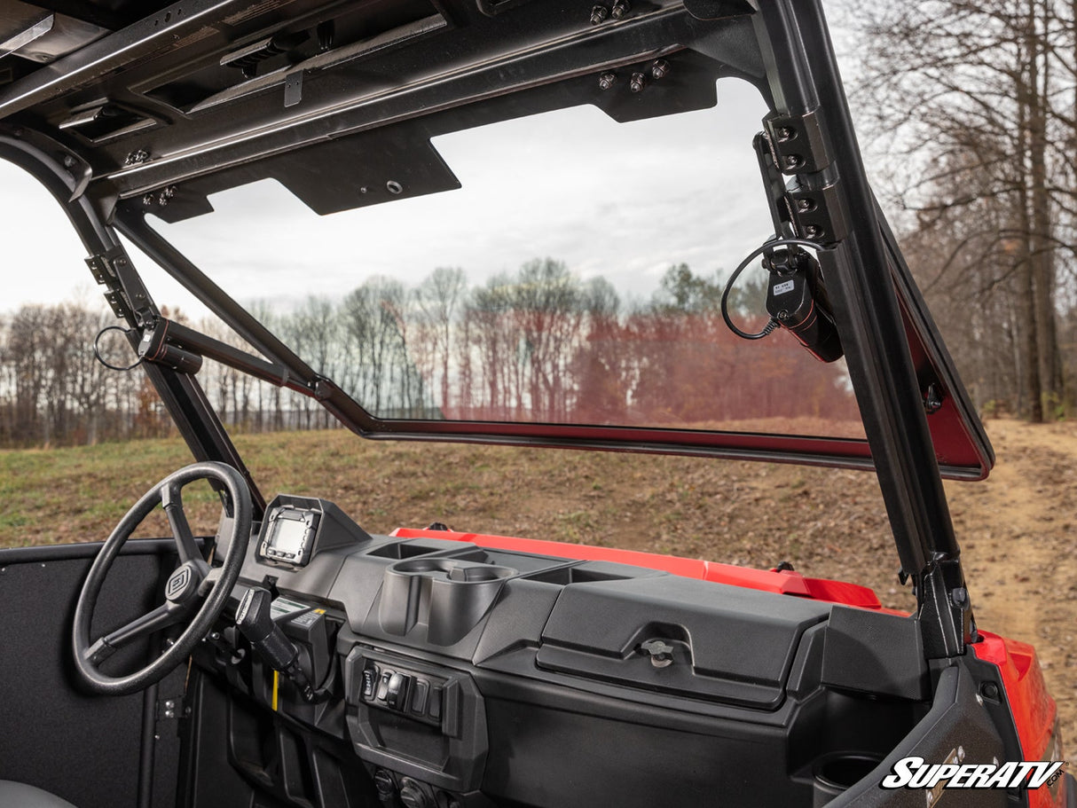 SuperATV Gravely Atlas JSV MaxDrive Power Flip Glass Windshield