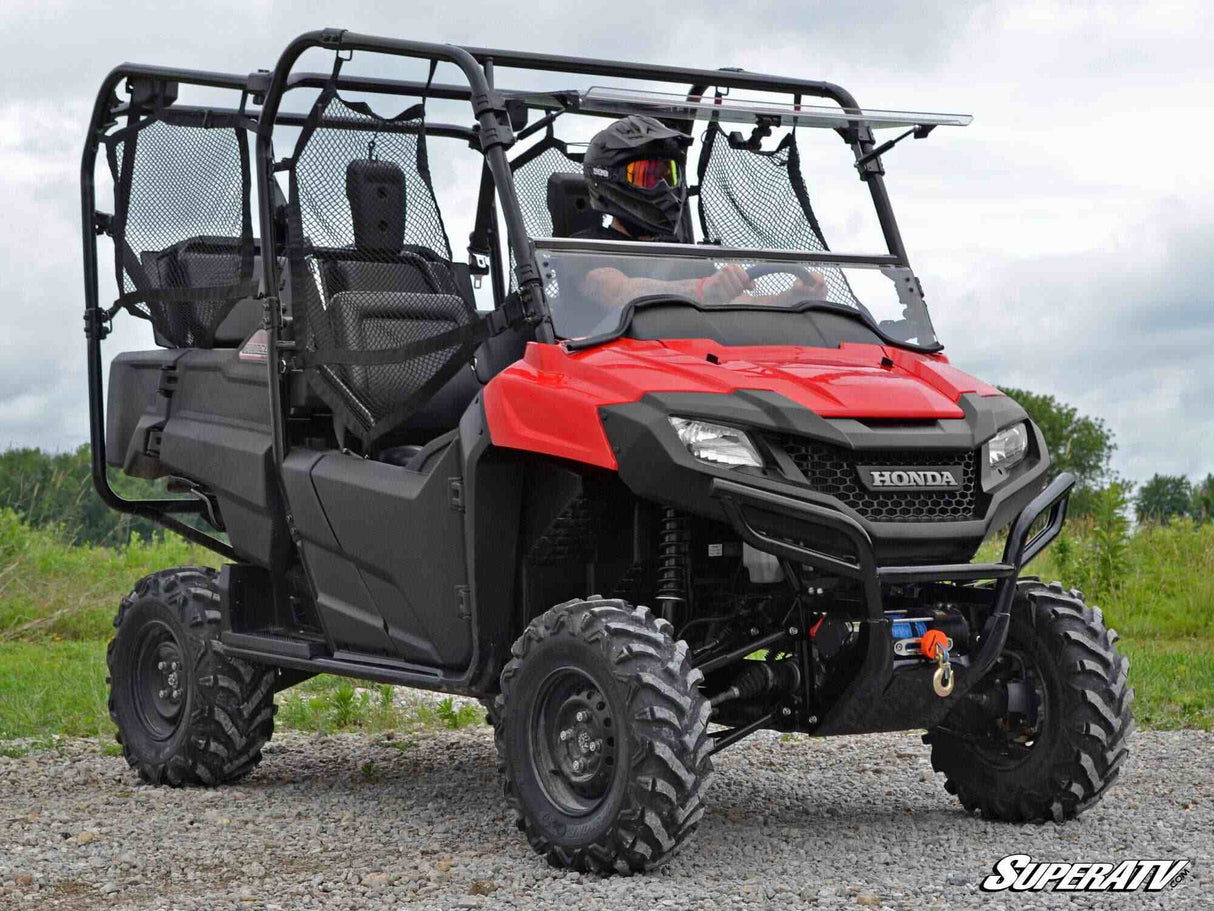 SuperATV Honda Pioneer 700 Scratch Resistant Flip Windshield