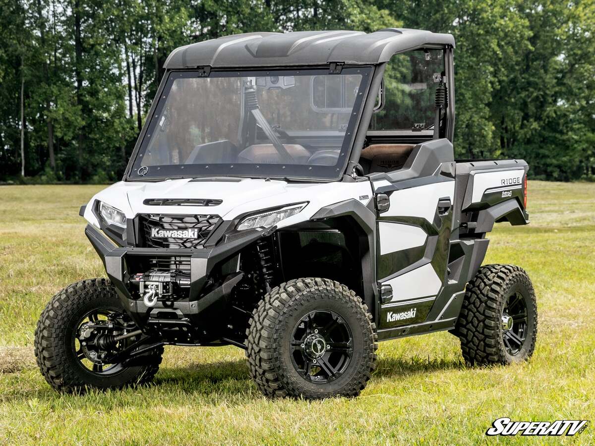 SuperATV Kawasaki Ridge Max Drive Power Flip Windshield