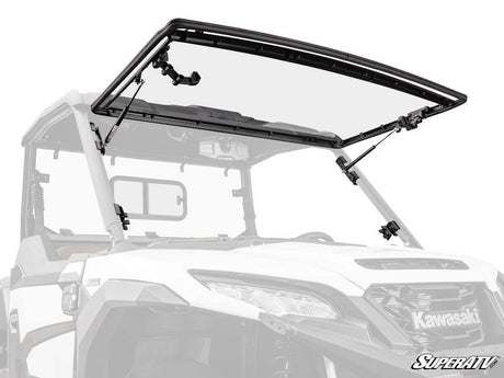 SuperATV Kawasaki Ridge Scratch-Resistant Flip Windshield