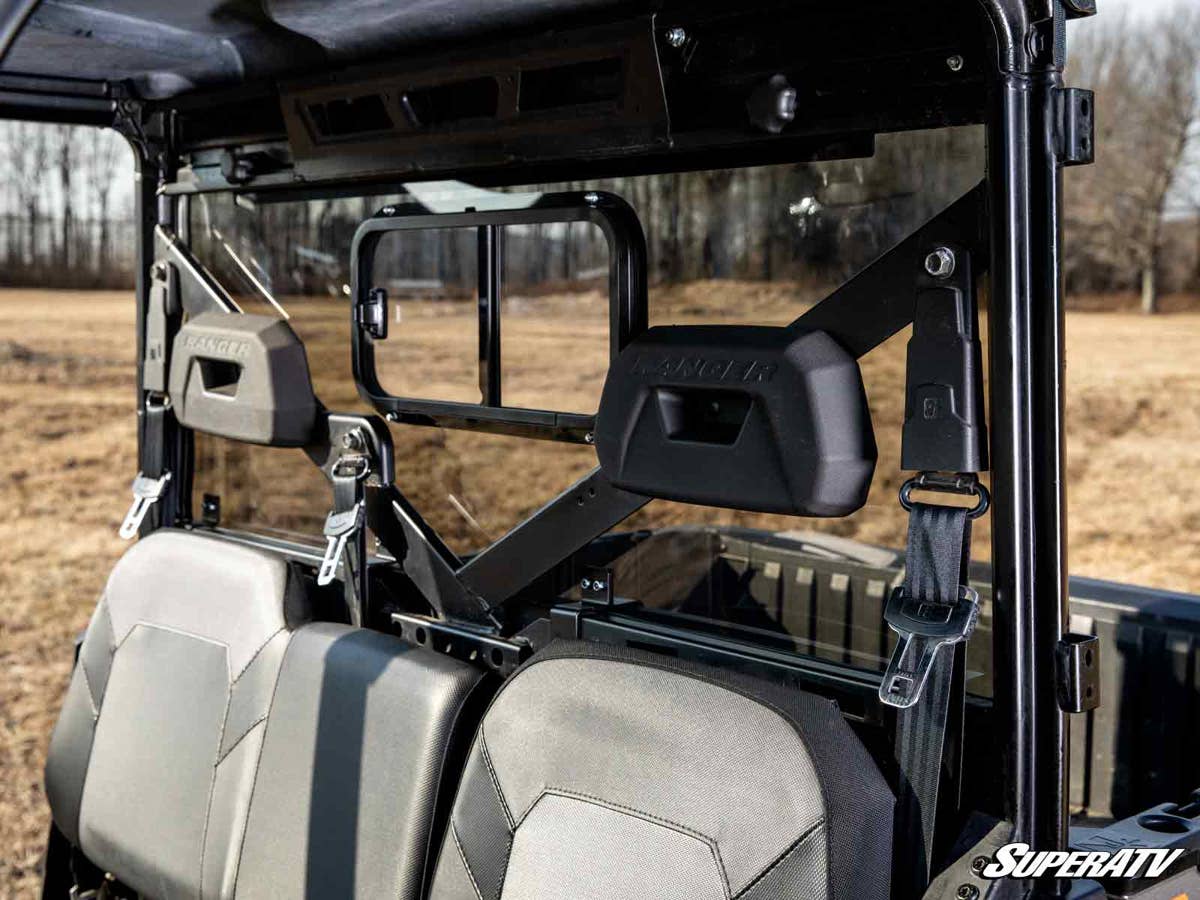 SuperATV Polaris Ranger 1000 Sliding Rear Windshield