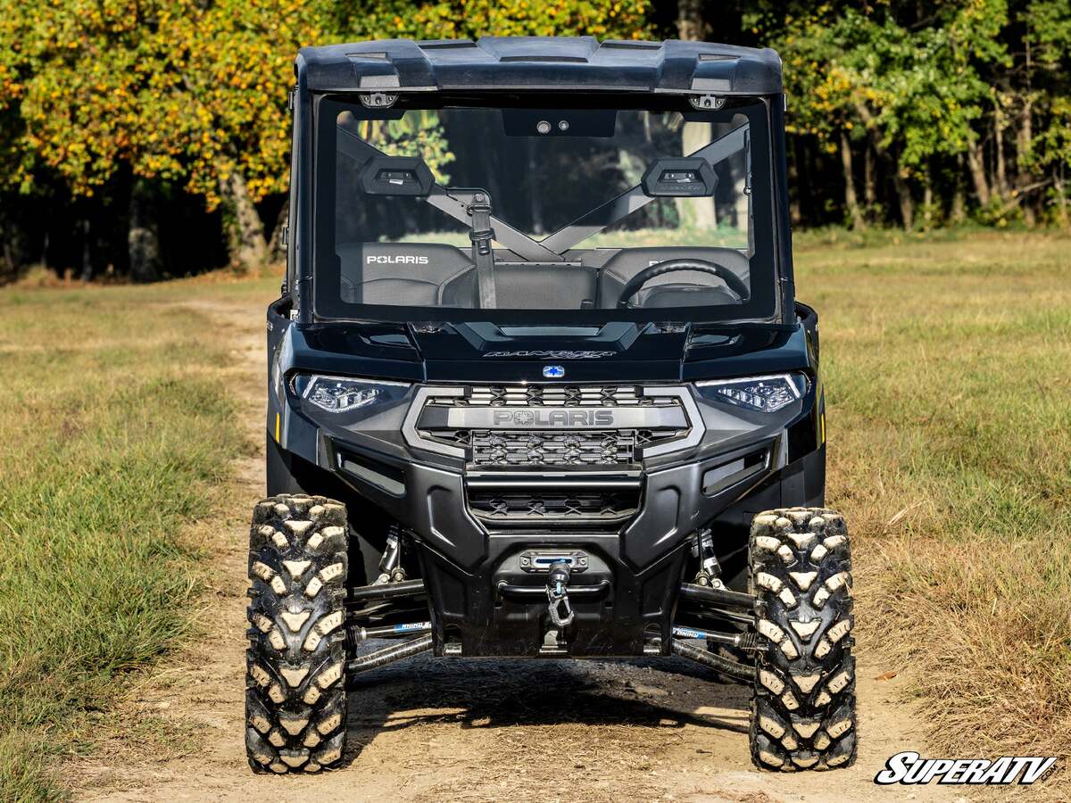 SuperATV Polaris Ranger XP 900 MaxDrive Power Flip Glass Windshield