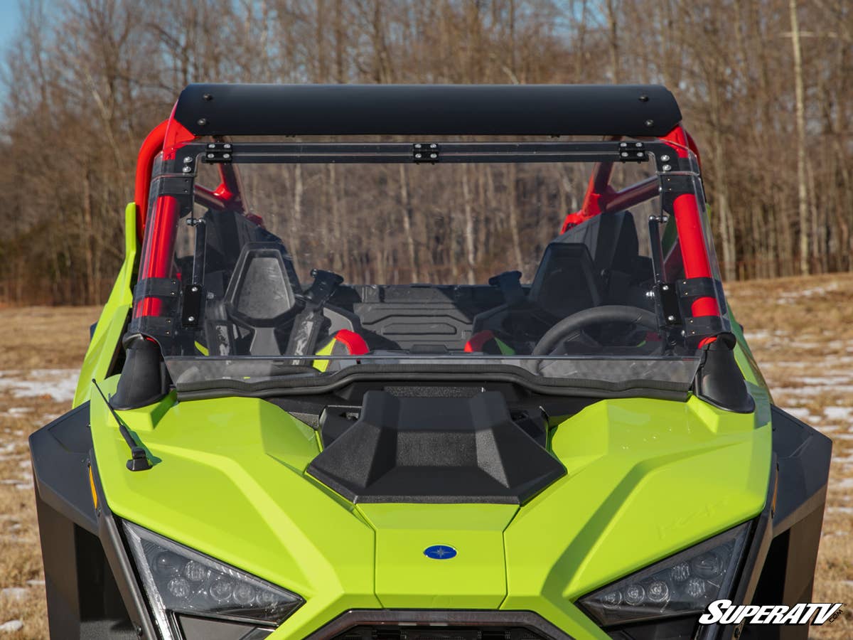 SuperATV Polaris RZR Pro R Scratch-Resistant Flip Windshield