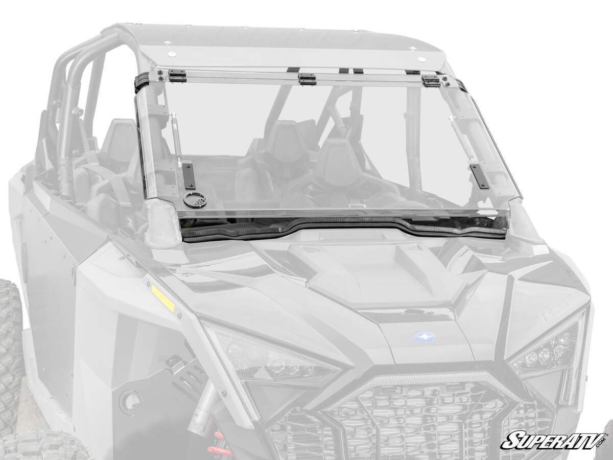 SuperATV Polaris RZR Pro XP Flip Windshield
