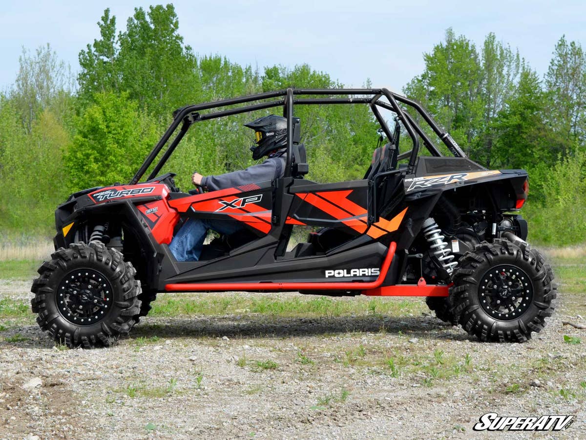 SuperATV Polaris RZR S4 1000 Rock Sliding Nerf Bars