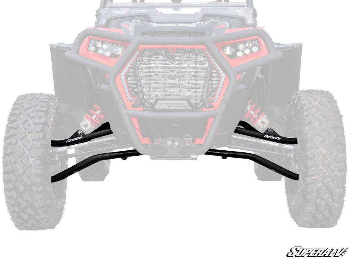 SuperATV Polaris RZR Turbo S High Clearance 1.5" Offset A-Arms