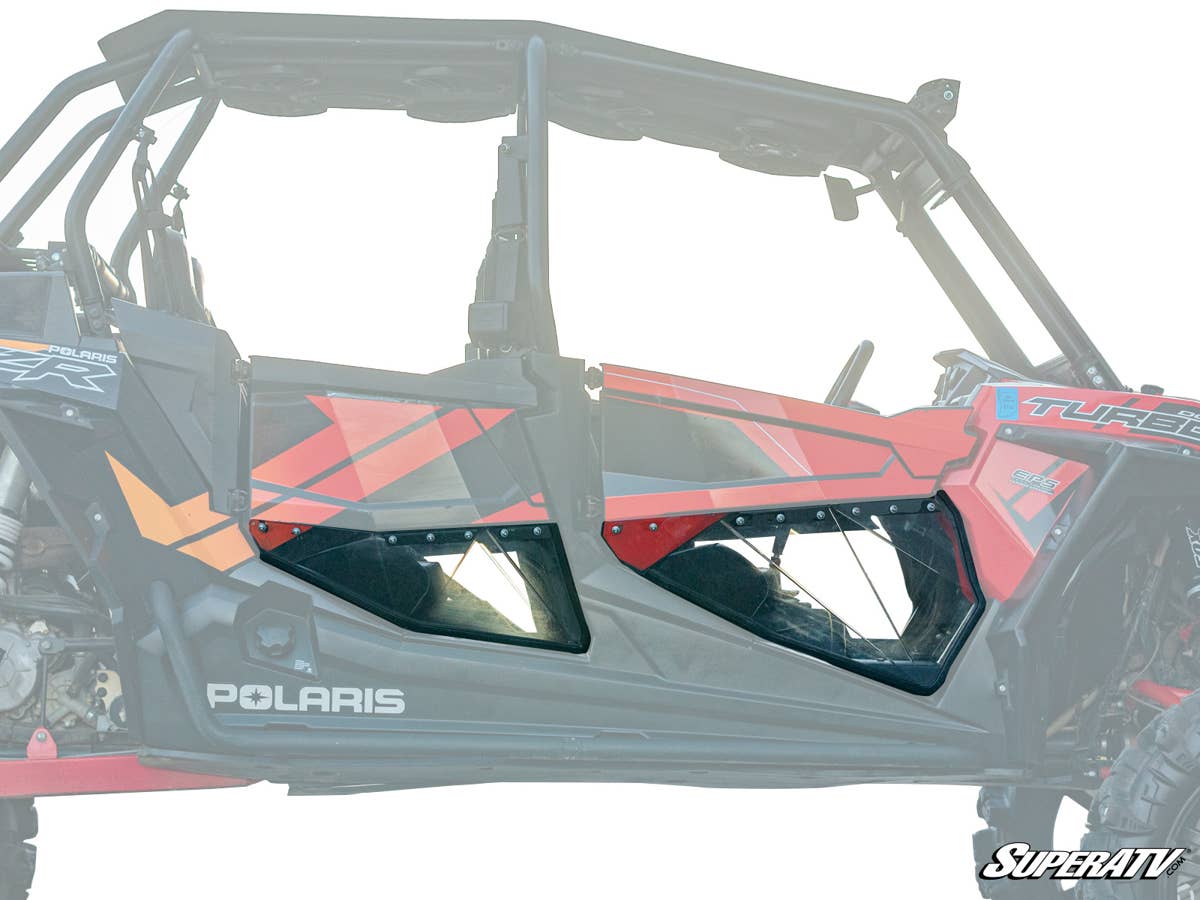 SuperATV Polaris RZR XP 1000 Clear Lower Doors