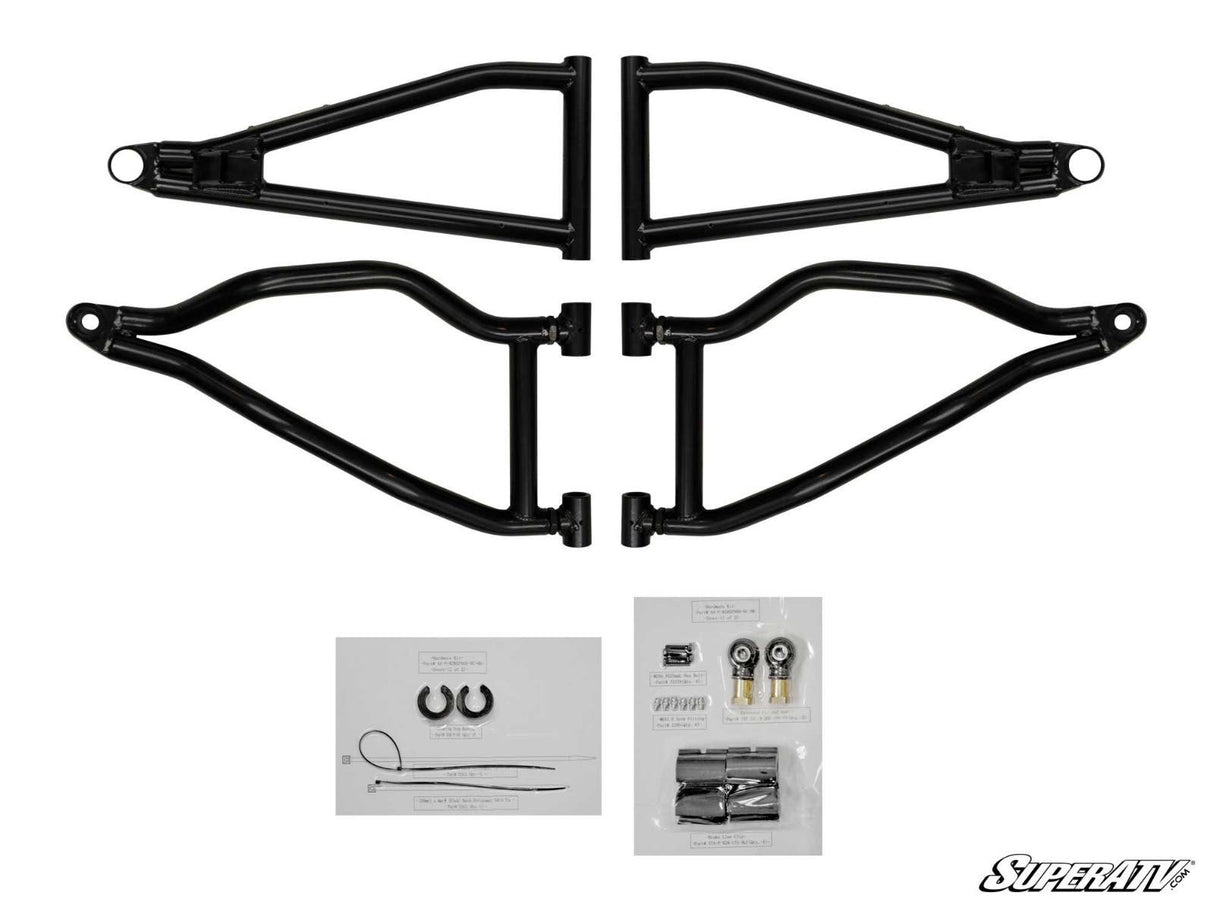 SuperATV Polaris RZR XP 900 High Clearance 1.5" Forward Offset A-Arms