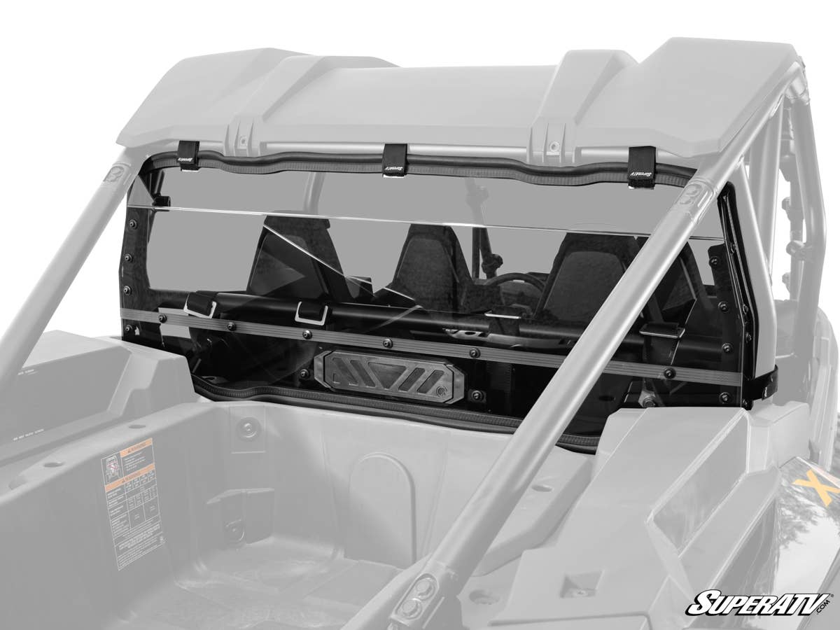 SuperATV Polaris RZR XP Rear Vented Windshield