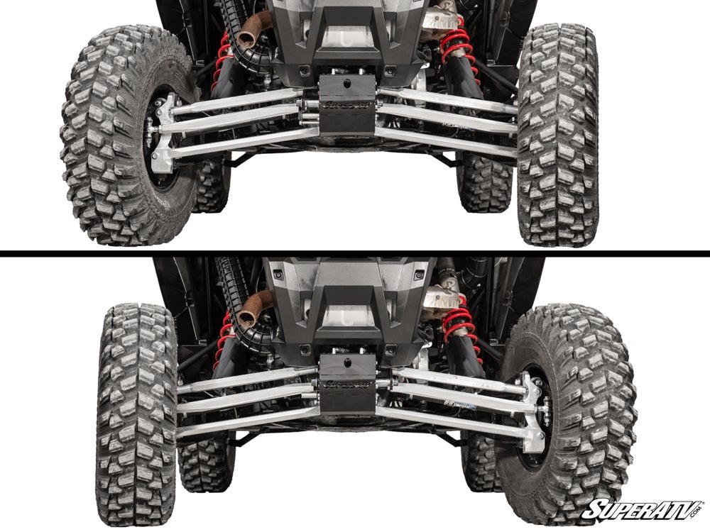 peg perego rzr upgrade kit SuperATV Polaris RZR XP Turbo Ride System Rear Steering Kit