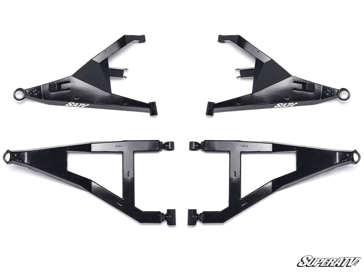 SuperATV Polaris RZR XP Turbo S Sidewinder 1.5”” Forward Offset A-Arms