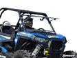 SuperATV Polaris RZR XP Turbo Scratch Resistant Flip Windshield