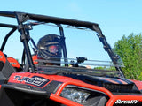 SuperATV Polaris RZR XP Turbo Scratch Resistant Flip Windshield