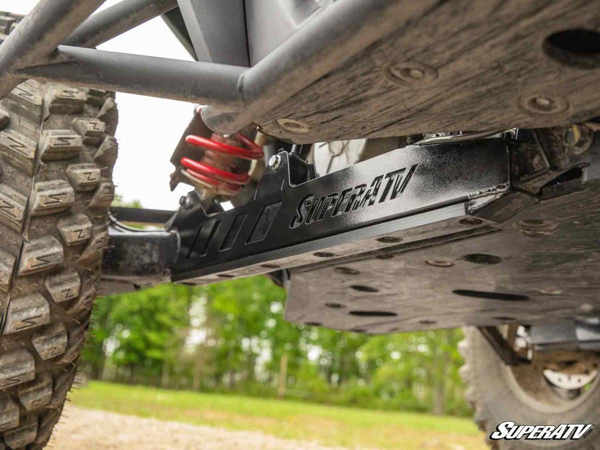 SuperATV Polaris RZR XP Turbo Trailing Arm Guards