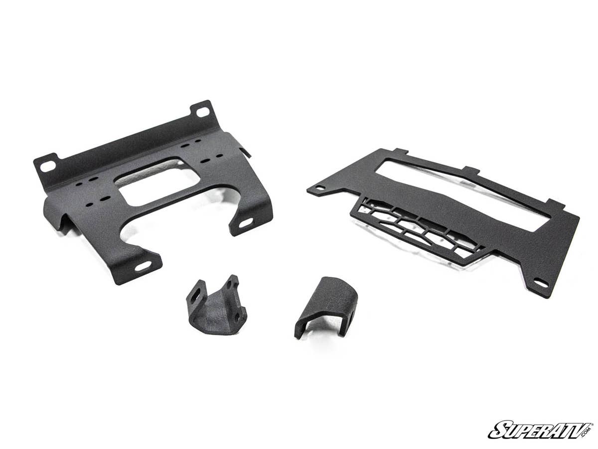 SuperATV Polaris RZR XP Turbo Winch Mounting Plate