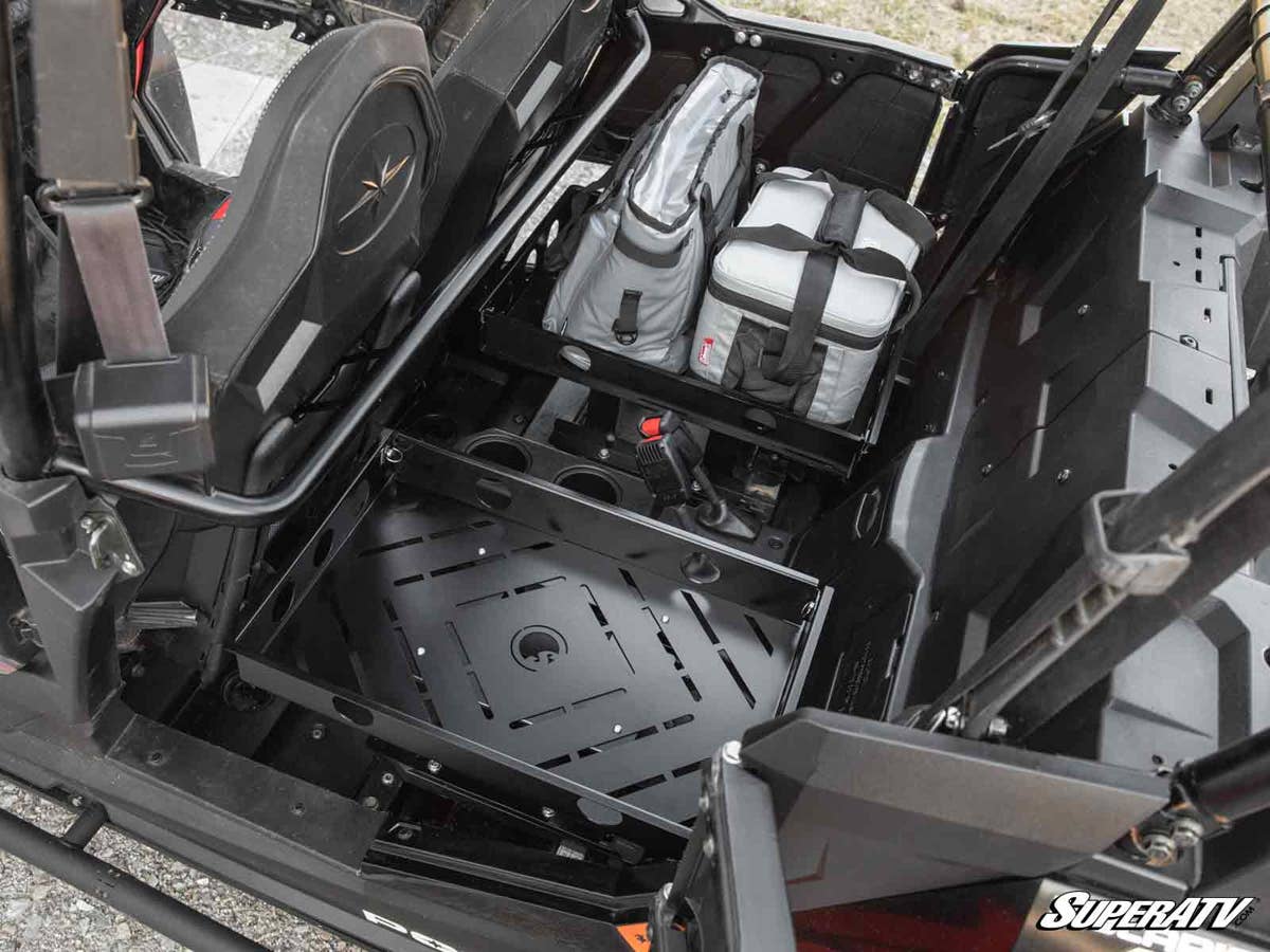 SuperATV Polaris RZR XP4 Turbo Rear Seat Cargo Rack