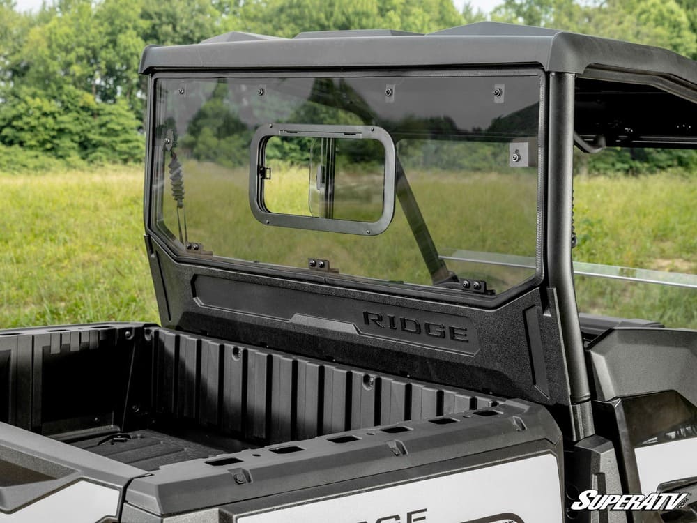 SuperATV Polycarbonate Rear Windshield Sliding Window Kit