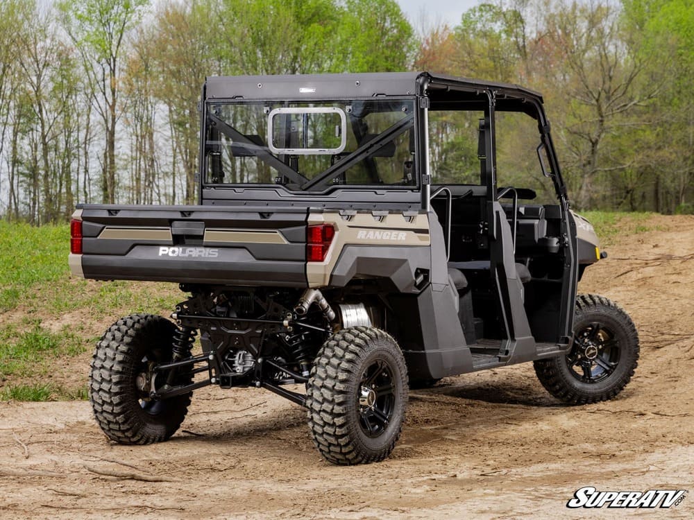 SuperATV Polycarbonate Rear Windshield Sliding Window Kit