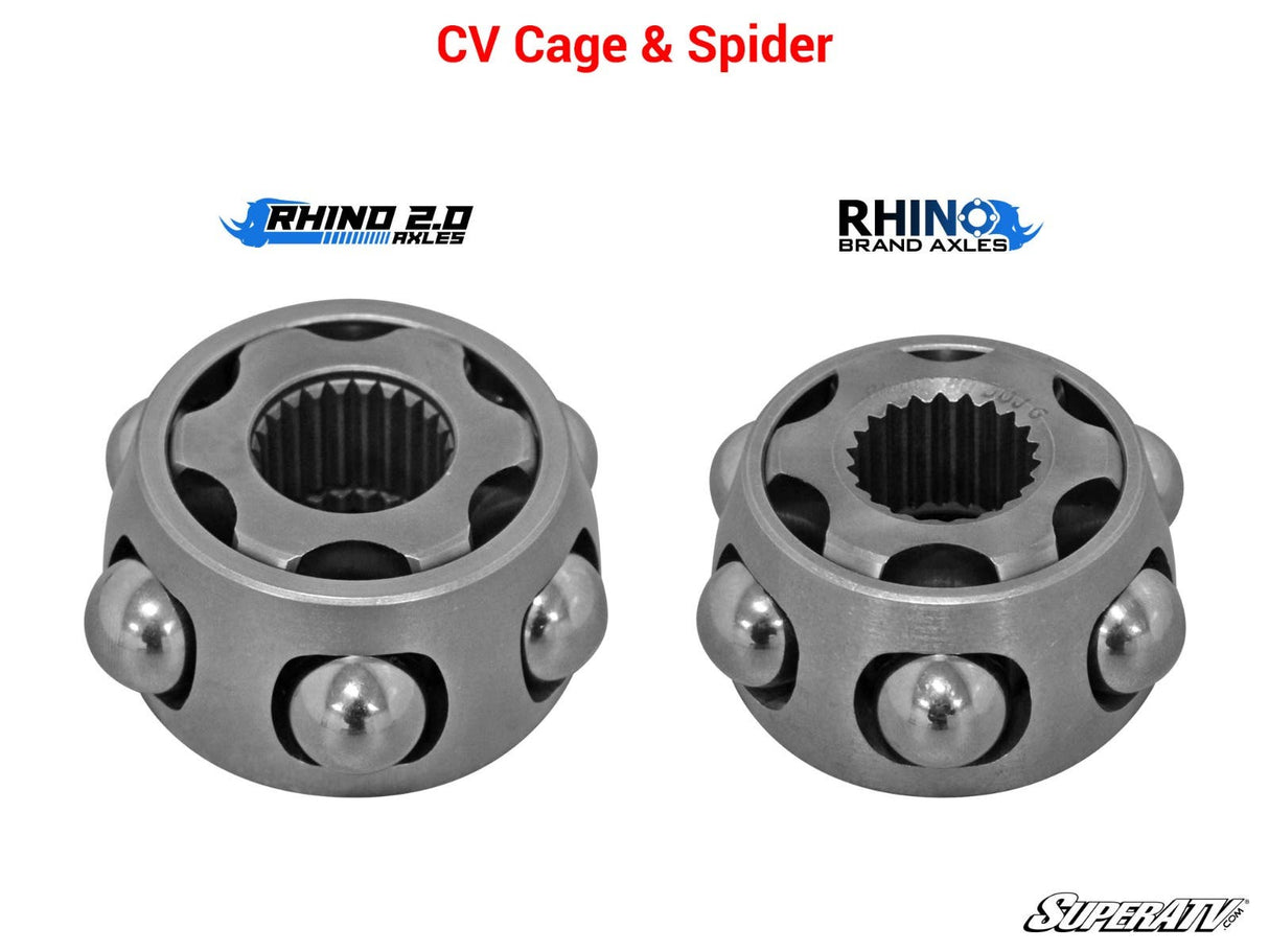 SuperATV Rhino 2.0 Can-Am Commander Heavy Duty Axles