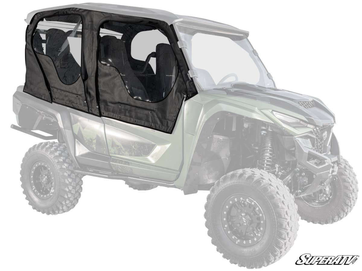 SuperATV Yamaha Wolverine RMAX 1000 Primal Soft Cab Enclosure Upper Do SuperATV Yamaha Wolverine RMAX 1000 Primal Soft Cab Enclosure Upper Do