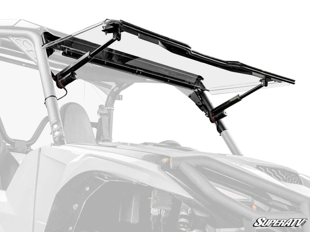 SuperATV Yamaha Wolverine X2 1000 Max Drive Power Flip Windshield