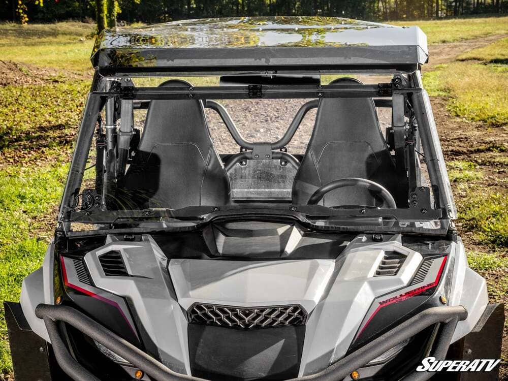 SuperATV Yamaha Wolverine X2 1000 Max Drive Power Flip Windshield