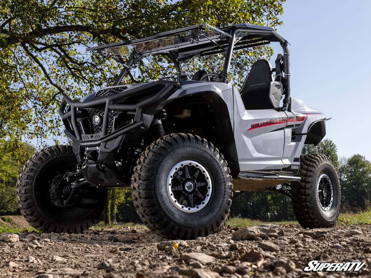 SuperATV Yamaha Wolverine X2 Scratch Resistant Flip Windshield
