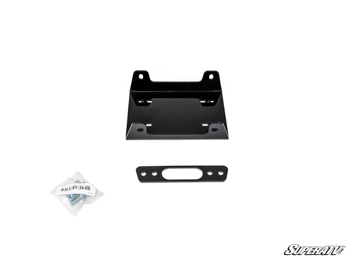 SuperATV Yamaha Wolverine X4 850 Winch Mounting Plate