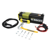 Superwinch 5500 LBS 12V DC 1/4in x 60ft Synthetic Rope S5500 Winch