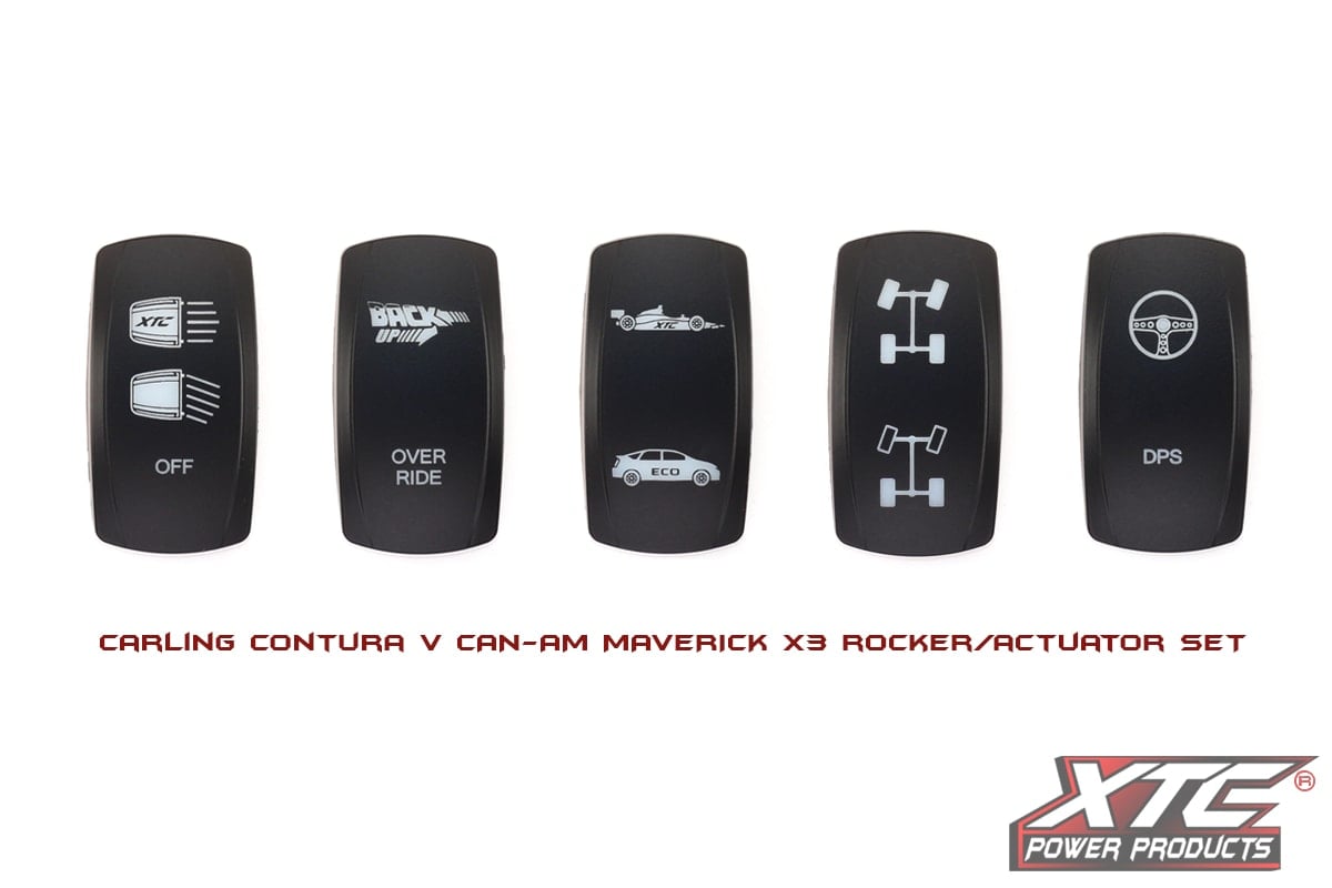 XTC Can-AM X3 Replacement Rocker Switch Covers
