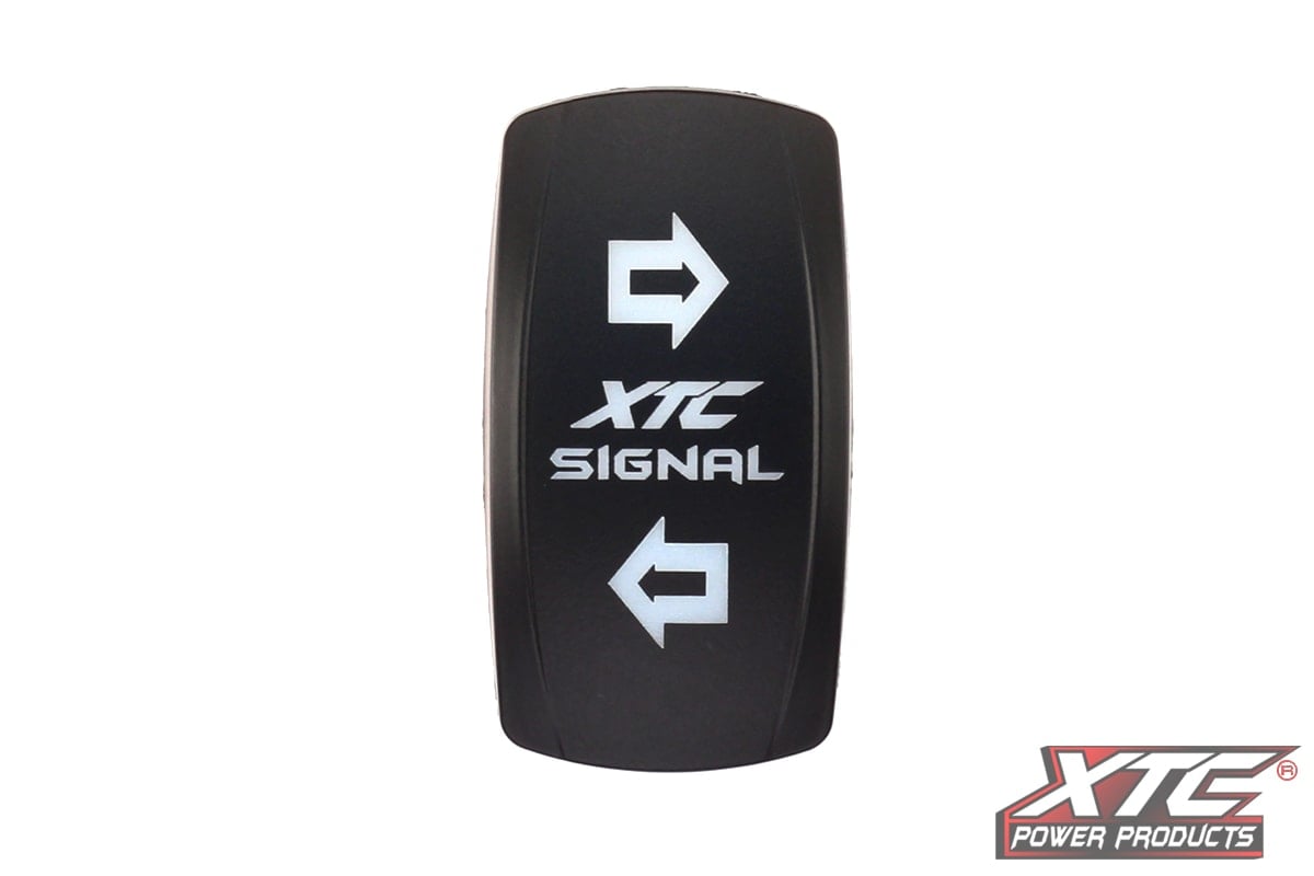 XTC Vertical Turn Signal Contra V Rocker Switch Cover