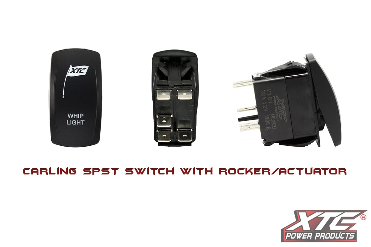 XTC Whip Light Rocker Switch