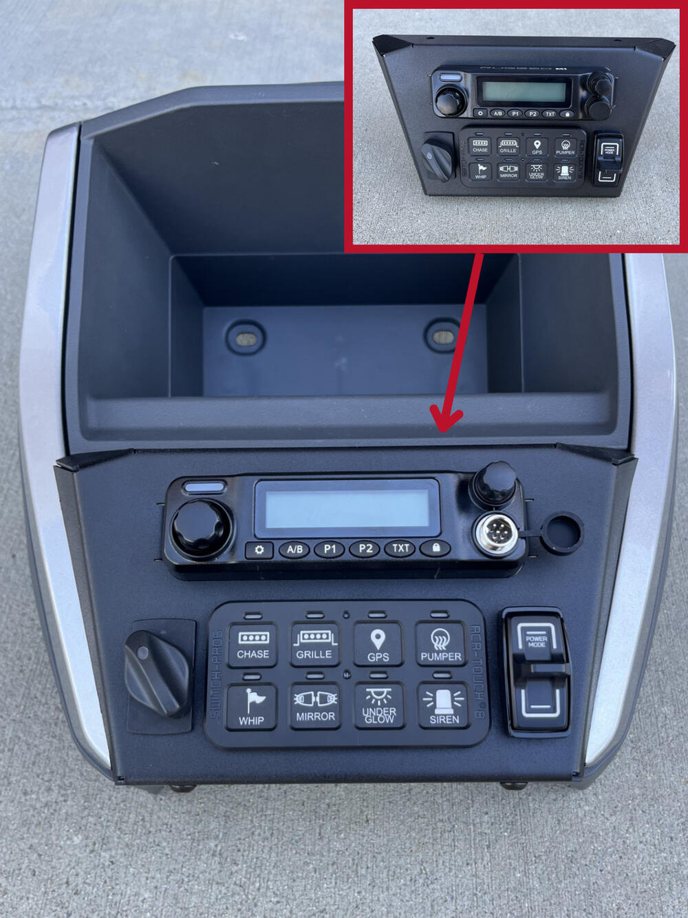 Switch Pros Kawasaki Teryx H2 Rugged Radio Dash Mount