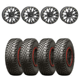 System 3 Black SB-4 Beadlock & BFGoodrich Mud-Terrain T/A KM3 Wheel & Tire Kit