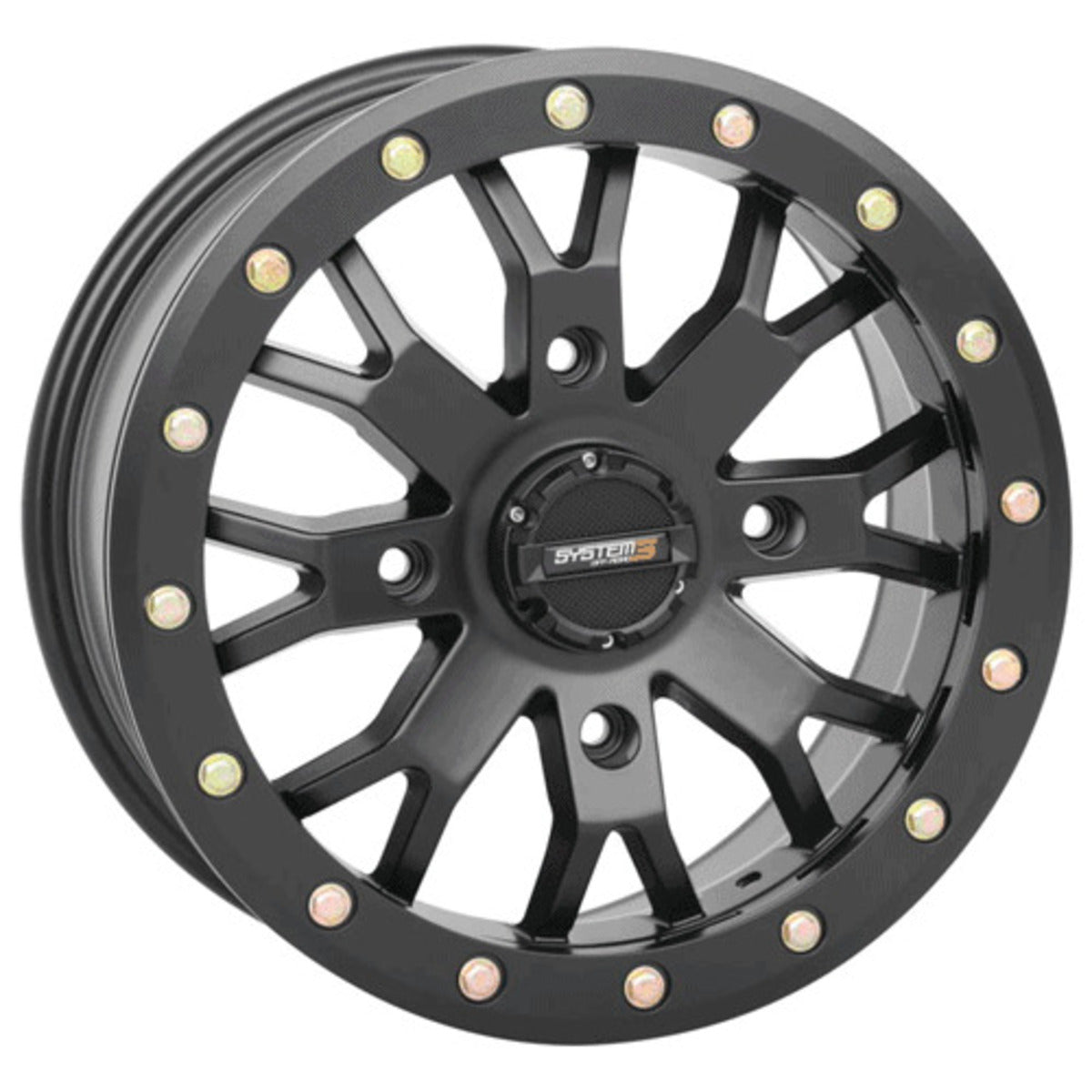 System 3 Black SB-4 Beadlock & BFGoodrich Mud-Terrain T/A KM3 Wheel & Tire Kit