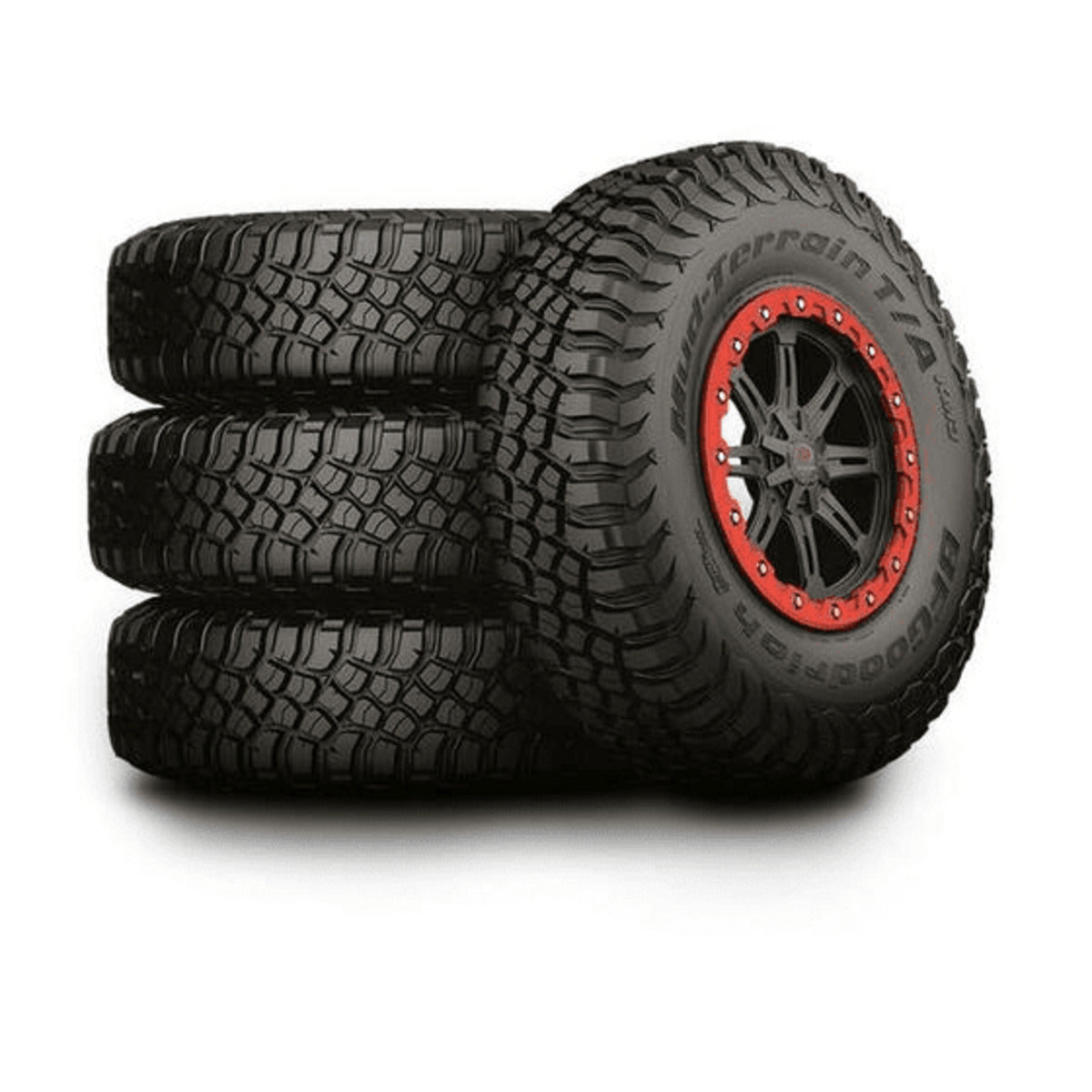 System 3 Black SB-4 Beadlock & BFGoodrich Mud-Terrain T/A KM3 Wheel & Tire Kit