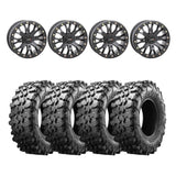 System 3 Black SB-4 Beadlock & Maxxis Radial Carnivore Wheel & Tire Kit