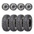 System 3 Black SB-4 Beadlock & Maxxis Radial Roxxzilla Wheel & Tire Kit