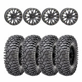 System 3 Black SB-4 Beadlock & Maxxis Radial Roxxzilla Wheel & Tire Kit