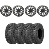System 3 Black SB-4 Beadlock & Sedona Trail Saw Wheel & Tire Kit