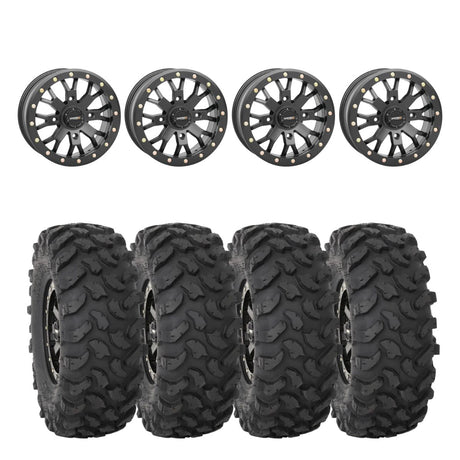 System 3 Black SB-4 Beadlock & System 3 Offroad XTR370 Wheel & Tire Kit