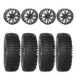 System 3 Black SB-4 Beadlock & System 3 RC500S 8 Ply Rock Crawler Wheel & Tire Kit