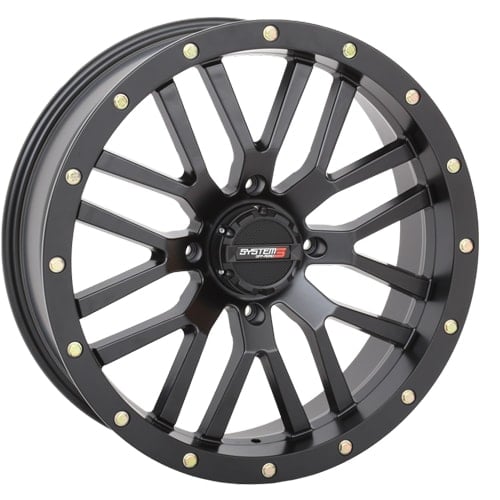 System 3 Black ST-3 and System 3 Radial RT320 Wheel & Tire Kit